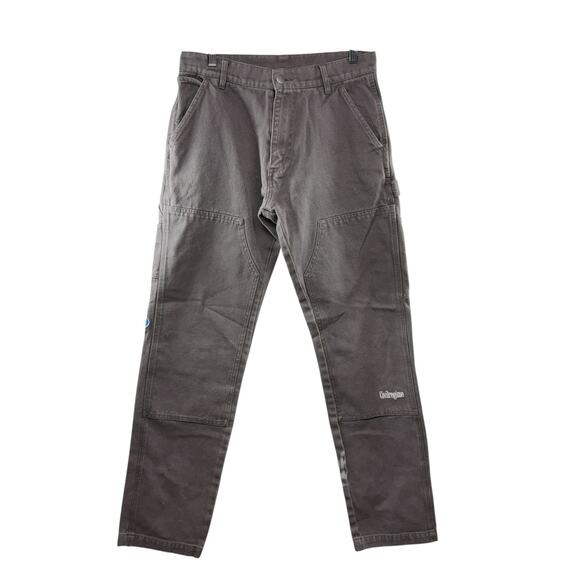 Civilregime Gray Heavyweight Canvas Carpenter Pant Men Size 28 Embroidered - Picture 5 of 10